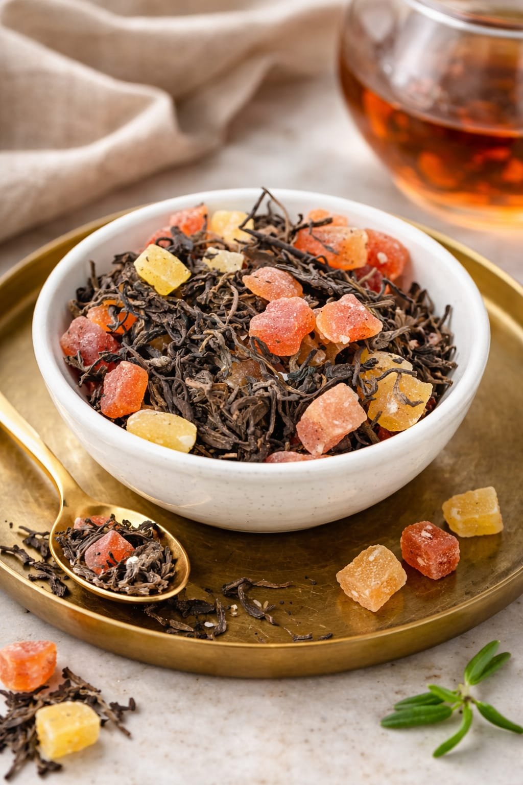 🌿 Pu-erh Premium con Papaya