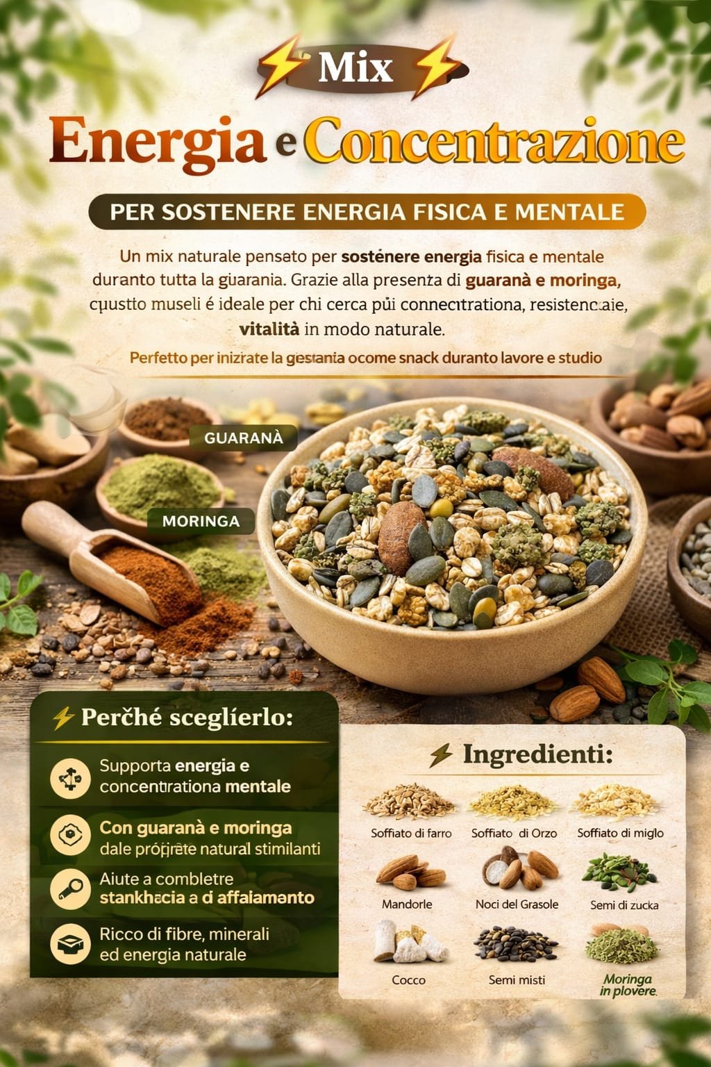Mix Energia e Concentrazione ⚡100gm