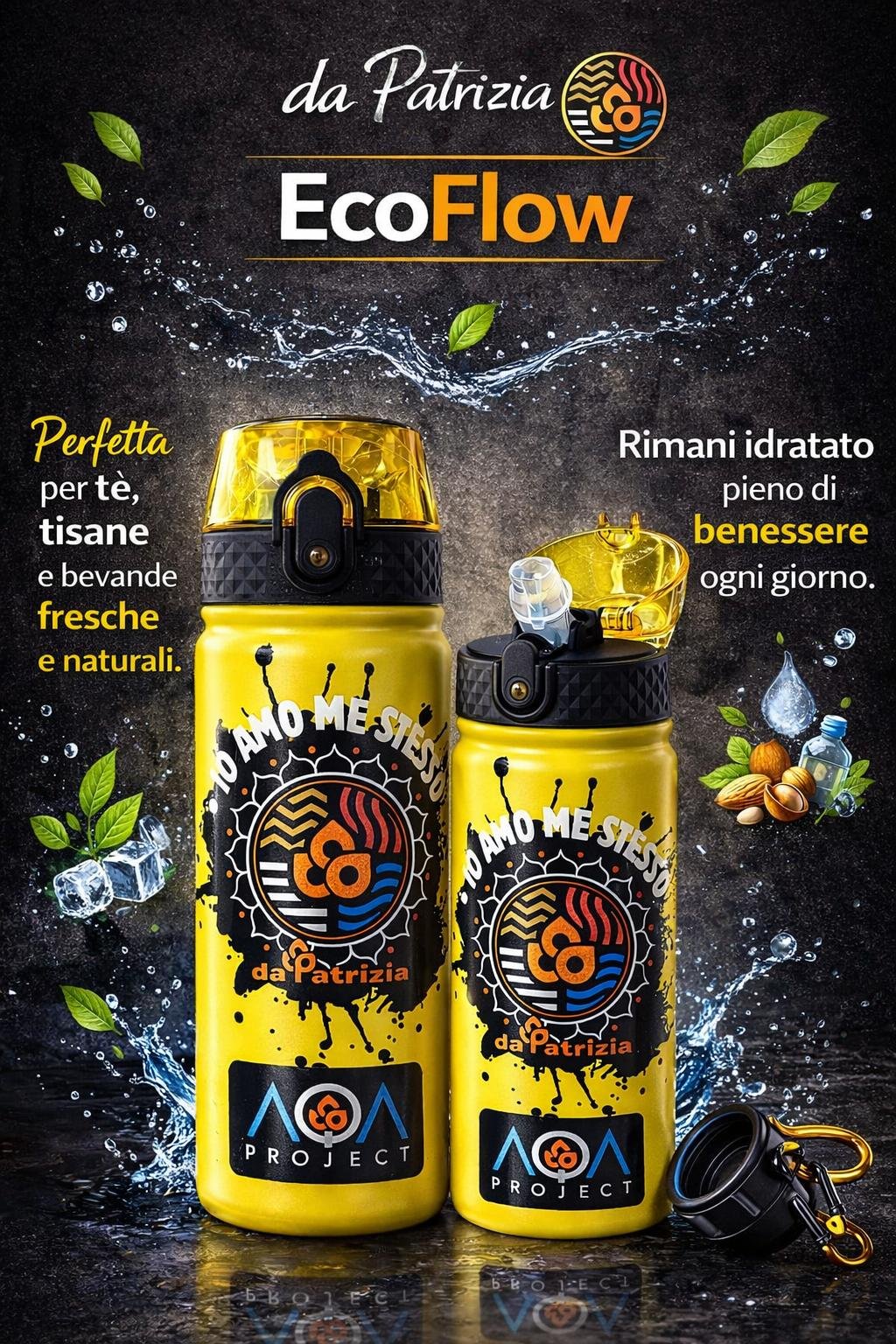 EcoFlow (GoldenFresh) – Borraccia Termica in acciaio inox 550ML