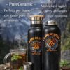 ThermoPeak (BlackPure) – Borraccia termica con interno in ceramica 500ml