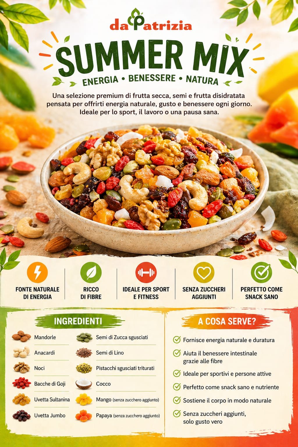 ☀️ SUMMER MIX – Premium Energy Blend 100gm