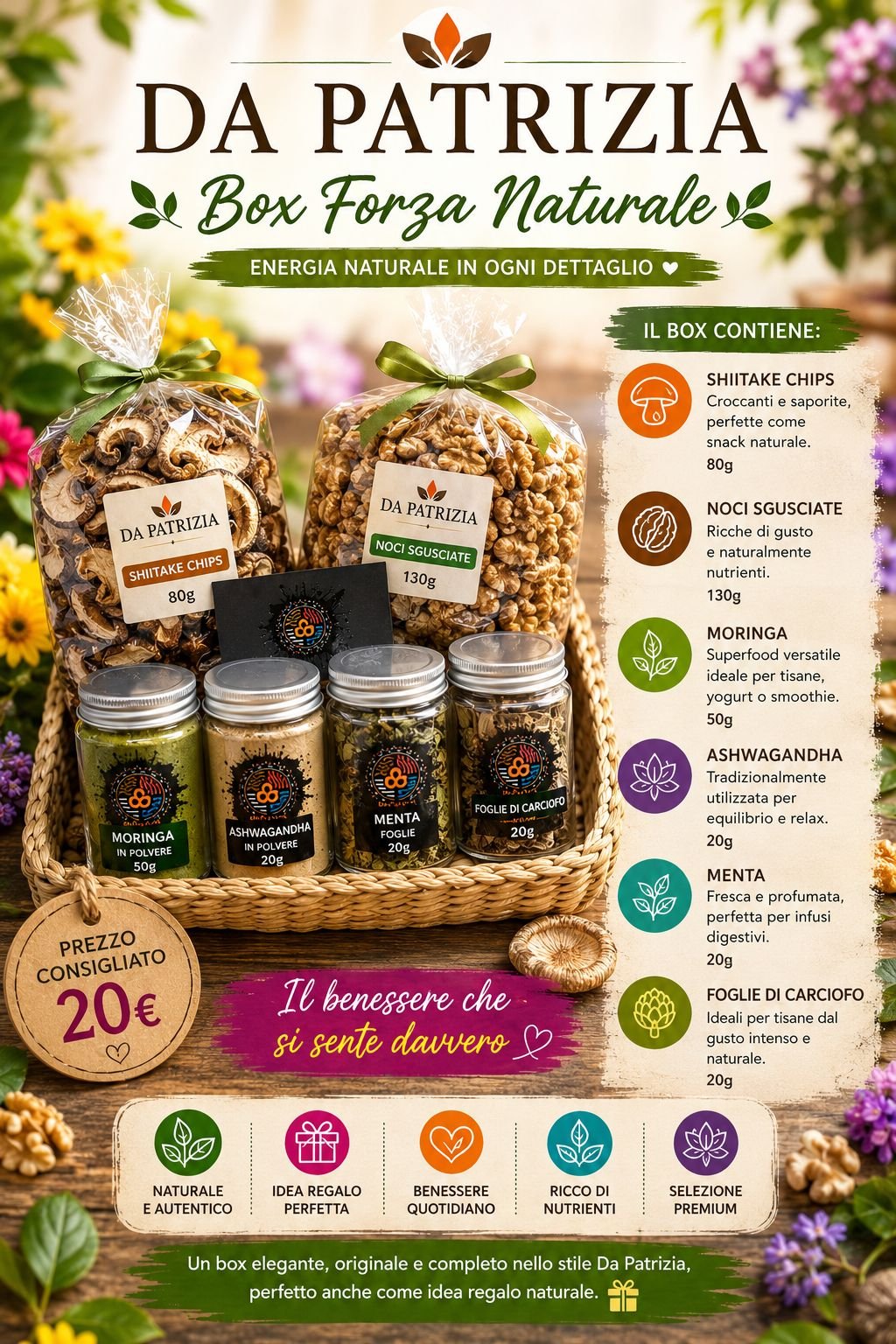 Da Patrizia – Box Forza Naturale ✨🍄🌱