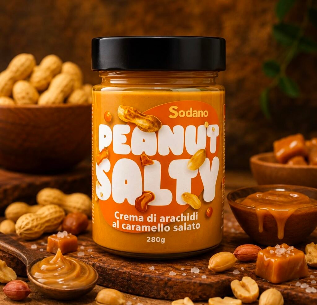 crema di arachidi al caramello salato 280g