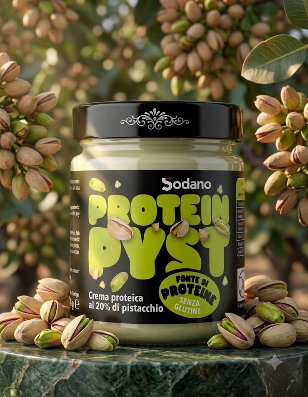 crema proteica al pistacchio 200g