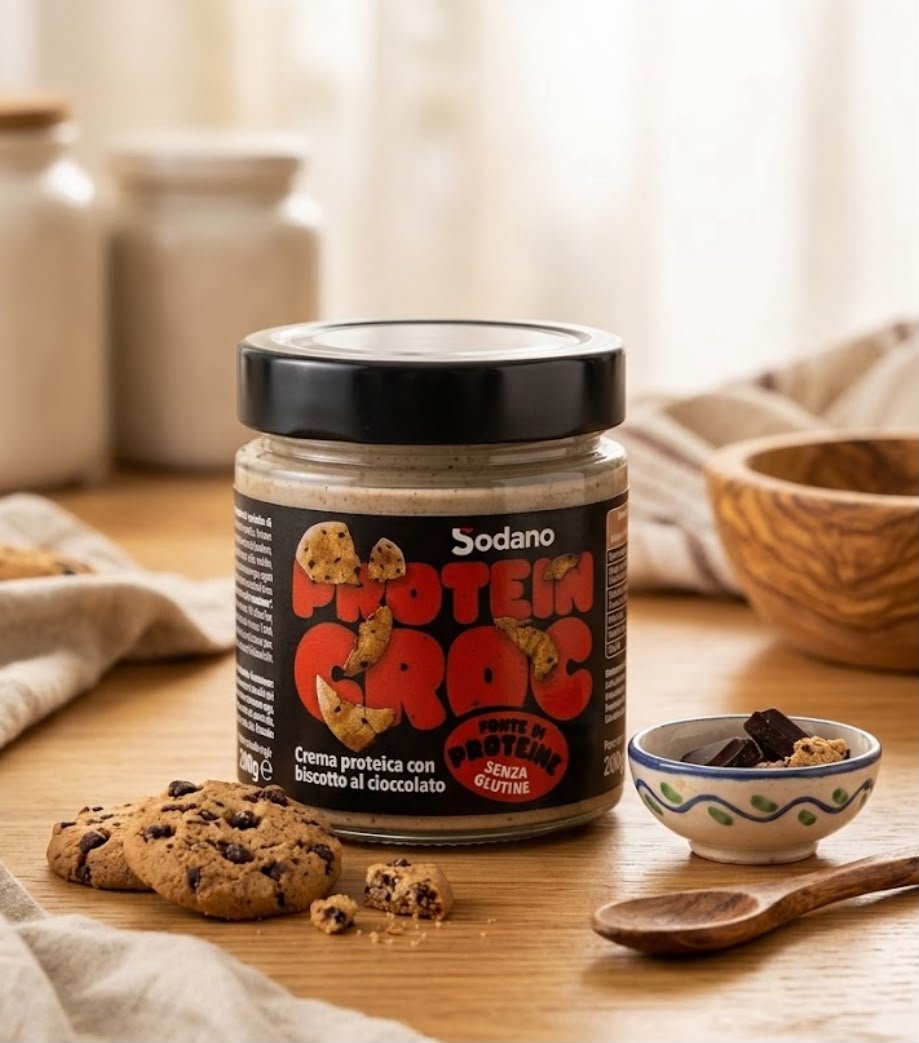 crema proteica al biscotto al cioccolato 200g